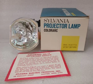 SYLVANIA EZM 300-16 COLORARC 300W 37.5V Hi Intensity Arc Projector Lamp *NEW - Picture 1 of 7