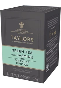 Green Tea & Jasmine Infusion - Taylors Of Harrogate - 20 Individual Teabags - Picture 1 of 3