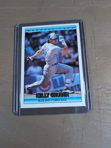 1992 Donruss Previews Kelly Gruber #8 Promo Toronto Blue Jays - Picture 1 of 8