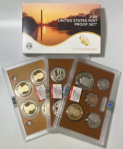 2015 Proof Set NGC First Day of Issue United States Mint Original Packaging - Picture 1 of 5