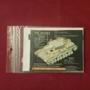 Panzer IV Ausf.D mit 75mm Kw.K.40 L/43 detail set - Scala 1/35 Voyager PE 35303 - Foto 1 di 1