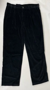 Haggar BL2K Corduroy Khaki Pants Pleated Men's Size 36x32 NWT - Picture 1 of 6