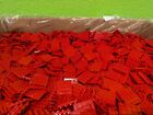 500 plaques LEGO rouges 4x4 NEUVES pour PLAQUE MILS SYTEM mocs plaques de ville modulaires