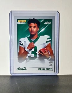 Jordan Travis 2024 Panini NFL #16 Studio Rookies Card New York Jets 1/1672 - Imagen 1 de 2