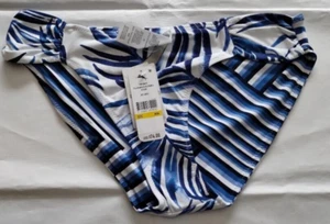 Tommy Bahama White Full Fronds Rev Shirred Hipster Size M/M - Picture 1 of 2