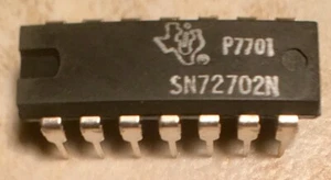 T.I. SN72702N 72702 Op. Amplificador. - Nuevo de Lote Antiguo - ¡Raro! - Imagen 1 de 1