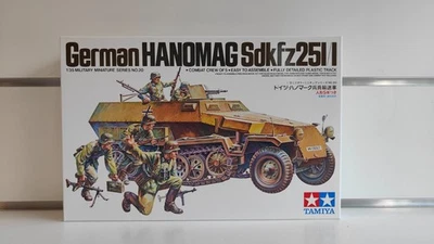 Hanomag SDKFZ 251 trasporto truppe corazzato tedesco modellino tamiya 1-35 35020 - Immagine 1 di 2