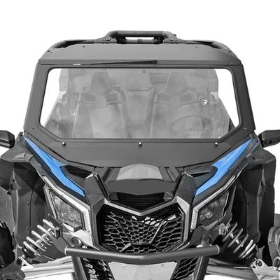 For Can-Am Maverick X3 DS/RC 2017+ 2025 ATV/UTV Glass Front Windshield w/ Wiper Foto 1 de 4