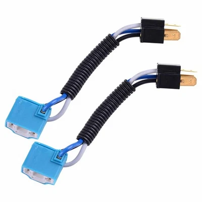 2x H4 Stecker Anschluss Fassung Sockel Lampensockel Auto Kabel KFZ - Image 1 of 4