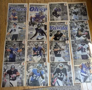 Complete Set 16 Baltimore Ravens Posters From The Baltimore Sun Newspaper 2013 - Picture 1 of 3