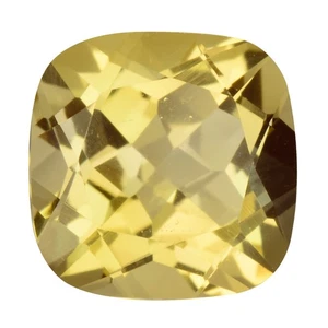1.72 Ct Extraordinary Cushion 7.4 x 7.4 MM Yellow Brazil Natural Yellolw Beryl - Bild 1 von 5