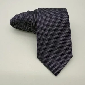 Calvin Klein Tie Necktie Mens Purple Silk Blend Formal Career Work Preppy - Picture 1 of 5
