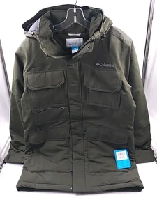 BRAND NEW Columbia Mens Size S Landroamer Waterproof Down Parka - Green (#K2-F2) - Picture 1 of 7