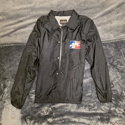 De Colección Limp Bizkit Negro Gigante Ligero Entrenador Botón Chaqueta Cortavientos Talla XL Foto 1 de 3