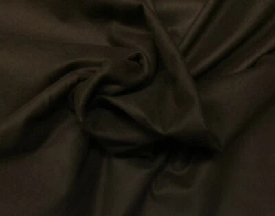 PACIFIC ANTI TARNISH SILVER CLOTH BROWN COTTON FABRIC BY THE 1/2(.5) YARD 40" W - Image 1 of 2