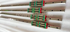 4 pcs HGR20-700mm Linear Rail & 8 pcs HGH20CA Block Bearing - Picture 1 of 3