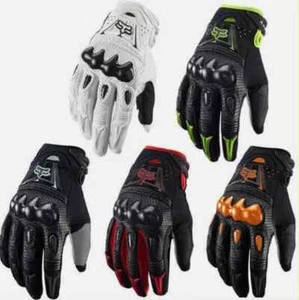 Neu Bomber Motorrad handschuhe Leder Schutz Roller Biker Geländesport Rad - Bild 1 von 8