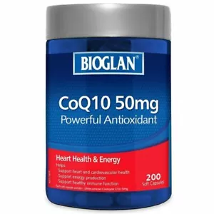 Bioglan CoQ10 50 mg 200 cápsulas expertos en ozhealthexpertos - Imagen 1 de 1