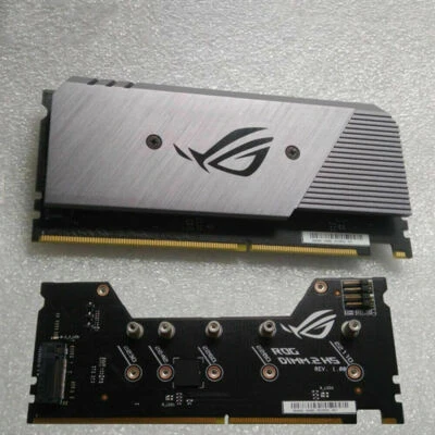 DIMM.2 H5 Adapter w/ 2PCIe NVME SSD For ASUS ROG M9A M10A R6A R6E M12E x399ZE MB Foto 1 de 3