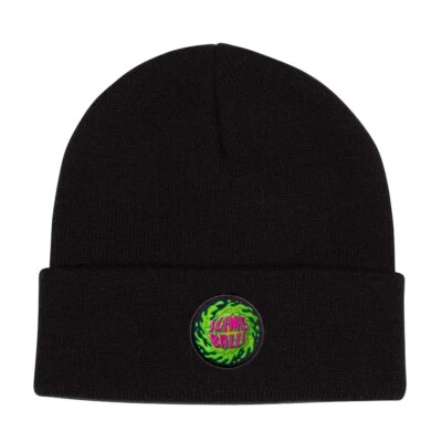 Santa Cruz SLIME BALLS SB LOGO Long Shoreman Skateboard Beanie BLACK - Image 1 of 2