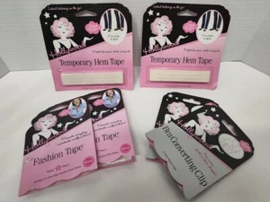 2 Packs Hollywood Bra Converting Clip, 2 Packs Fashion Tape, & 2 Packs Hem Tape - Picture 1 of 12
