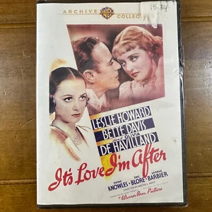 New Sealed It's Love I'm After DVD Black & White, Full Frame, Mono Sound - Imagen 1 de 3
