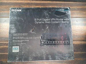 D-Link DSR-250 8-Port Gigabit VPN Router - Picture 1 of 2