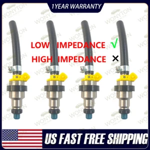 4Pcs Fuel Injectors FJ697 For X19 Fiat 124 X-1/9 Brava Strada Lancia Beta 1981 - Foto 1 di 6