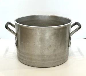 Vintage Commercial Aluminum 12 Qt Stock Pot Heavy Duty 7 Lbs #8612 Made In USA - Picture 1 of 15