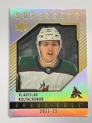 2022-23 Upper Deck Series 2 Vladislav Kolyachonok Honor Roll Rainbow /250 #HR88 - Image 1 of 2