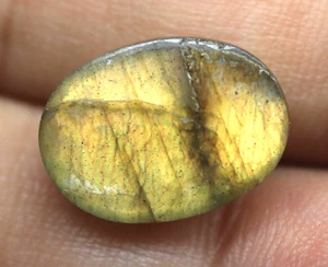 Pietra Preziosa Sciolta Forma Cabochon Labradorite Naturale Multi Fuoco Certificata 4,95 Ct - Foto 1 di 6