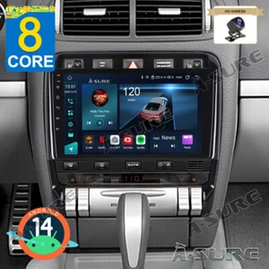 4+64G For Porsche Cayenne 2003-2010 Android 14 Carplay Car Stereo Radio GPS Wifi - Picture 1 of 11