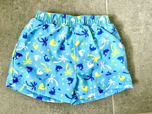 Baby Boy Swim Shorts With Integrated Nappy - 6-12 Months - Picture 1 of 2