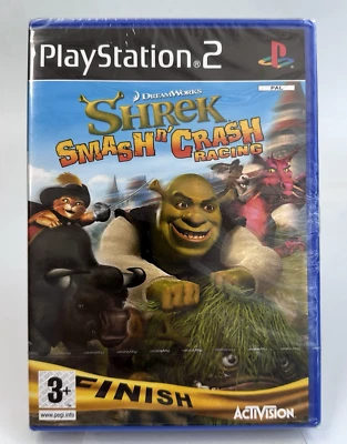 PS2 Shrek Smash N’ Crash Racing, New And Factory Sealed - Image 1 of 4