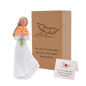 BUTITNOW Guardian Angel Figurine, Sculpted Hand-Painted Figure, Warm Embrace,... - Picture 1 of 6