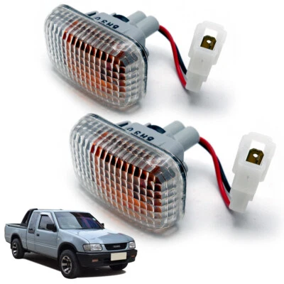 Pair Side Marker Turn Signal Light Lamp Fits Isuzu TFR Holden Rodeo 1999 - 2002 Foto 1 de 4