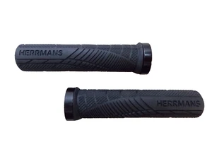 Herrmans Shark 1-Bolt Agarraderas Manilla Negra 22,2mm 130mm 78Gramos Nuevo - Imagen 1 de 12