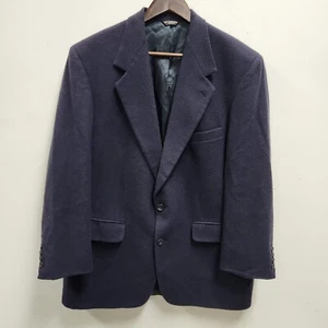 Vtg Bill Blass Mens Black Label Camel Hair Sports Coat Size 46 Career Party - Picture 1 of 11