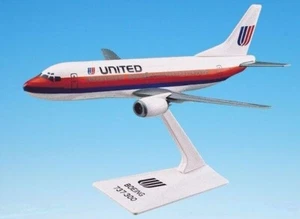 UNITED AIRLINES BOEING 737-300 DESK MODEL - Picture 1 of 1