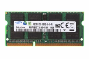 Mémoire RAM pour ordinateur portable Samsung 8 Go DDR3 1333 MHz PC3-10600S 2RX8 204 broches SO-DIMM - Photo 1/4