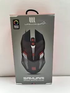 Lifeworks Samurai Optical Gaming Mouse Multi Color LW-BL-GM1000B New Sealed - Picture 1 of 2