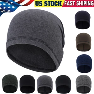 1/2X Thermal Watch Cap Fleece Winter Ear Warm Hat Skull Cap Cycling Outdoor Hats - Picture 1 of 20