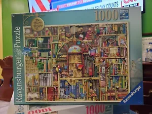 COLIN THOMPSON The Bizarre Bookshop 1000 Piece Jigsaw Puzzle factory sealed - Picture 1 of 3
