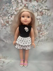 Sommer Party Outfit - passt American Girl Our Generation 18 Zoll Puppenkleidung - Bild 1 von 6