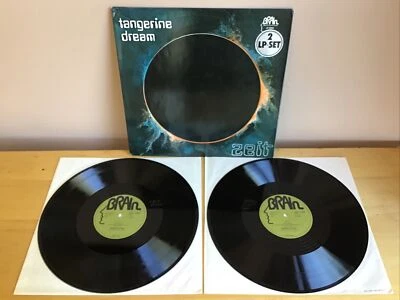 Tangerine Dream Zeit 2LP Vinyl Record Brain 2/1086 Germany 1976 Reissue - Image 1 of 4