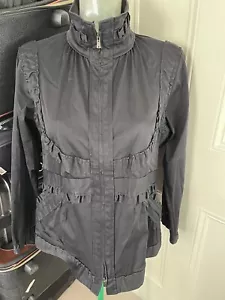 Yves Saint Laurent black cotton jacket will fit UK 12 - Picture 1 of 14
