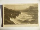 Vintage Postcard Rough Sea , Llandudno ,Edwardian.