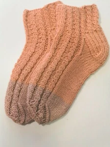 Size 5-6 1/2 women 4-5 1/2 men US/36-37 EU Hand knitted socks Ready to ship gift - Picture 1 of 9