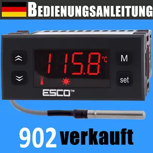 Universal Kühlstellenregler Thermostat mit ein fühler abtauen 20A Kältetechnik - Bild 1 von 7