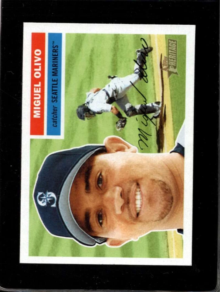 2005 TOPPS HERITAGE #77 MIGUEL OLIVO NM MARINERS  *X13013  - Image 1 of 1